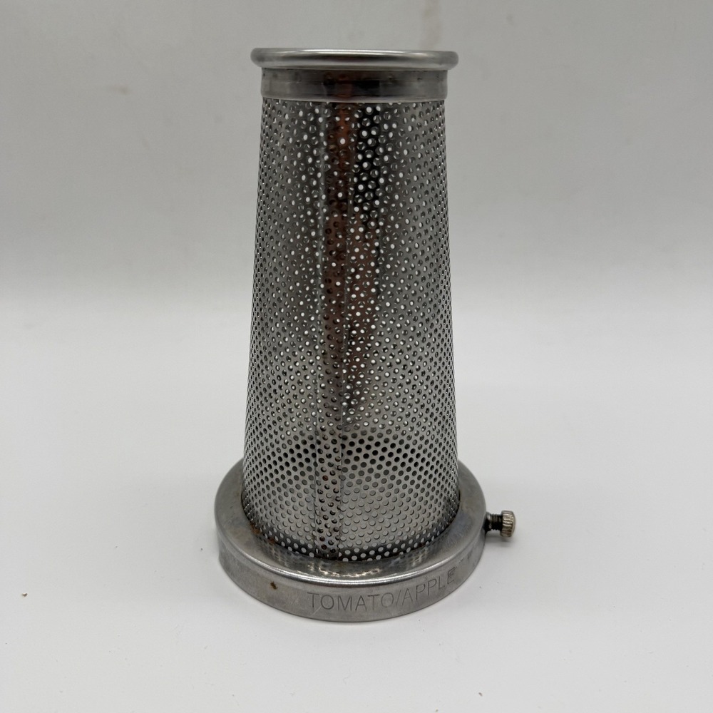 Vintage Villaware Strainer #200 Food & Vegetable Processor Pumpkin Screen Metal
